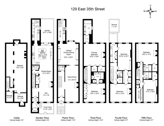 $6,750,000 | 129 East 35th Street | Murray Hill