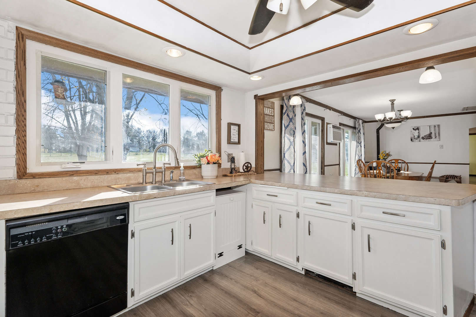 3541 East Danne Road Crete, IL 60417 - Photo 20 of 41 a view of a double vanity sink a mirror and a window