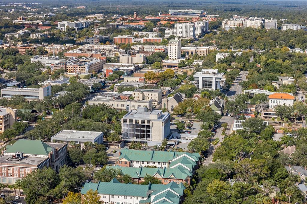 127 Northeast 3rd Street Gainesville, FL 32601 - Photo 30 of 30 an aerial view of residential houses with city view