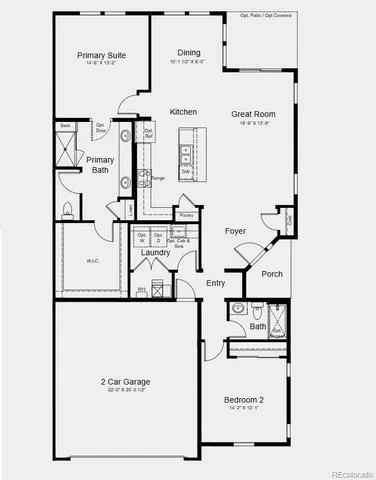 an outdoor space with seating