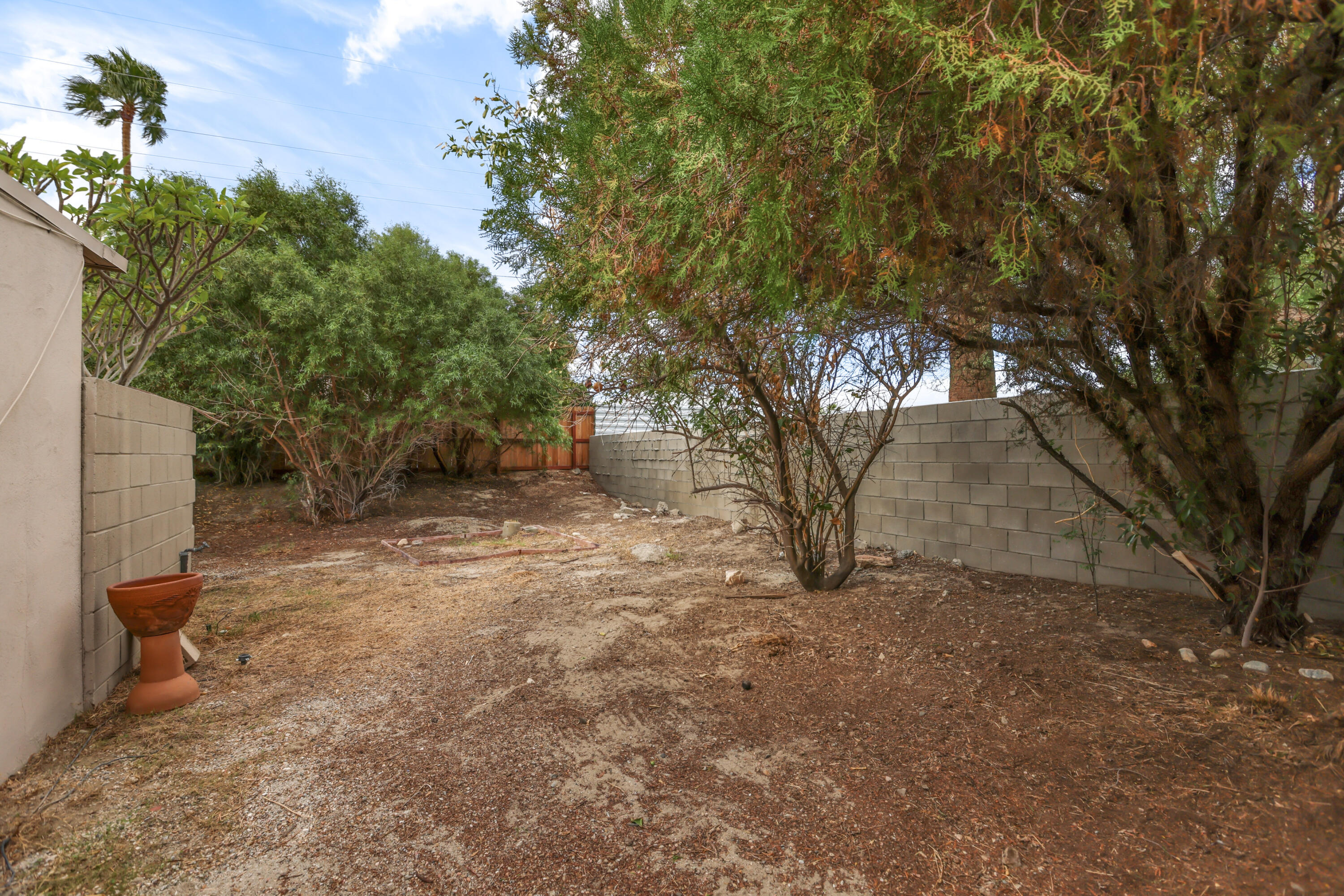 2839 North Davis Way Palm Springs, CA 92262 - Photo 28 of 29 a backyard of a house with lots of green space