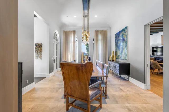 a view of swimming pool with a patio