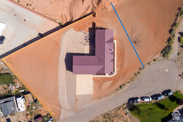 33 Merriam Court Moab, UT 84532 - Photo 56 of 56 Approximate subdivision line (blue line)