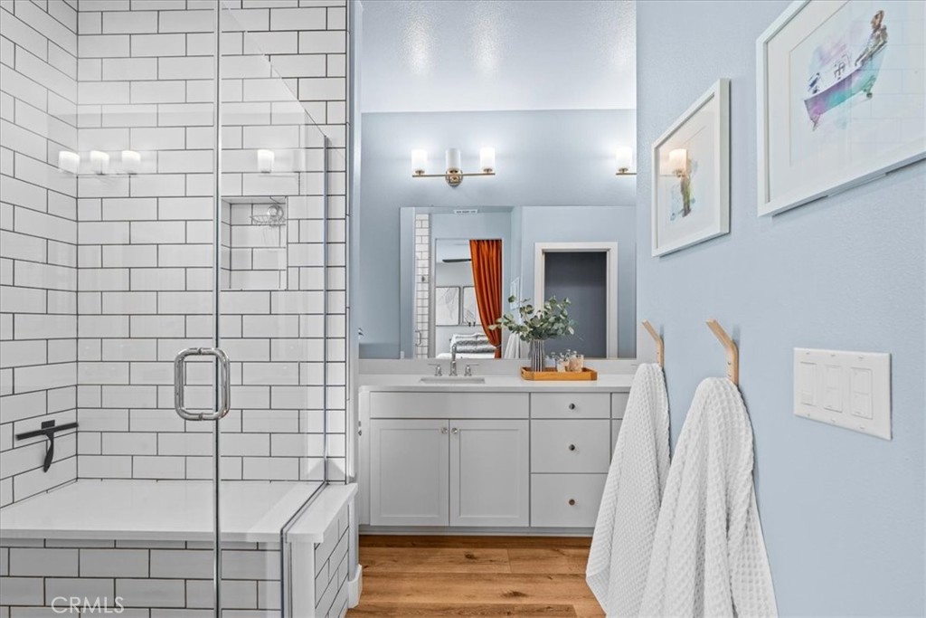 42 Concepcion Street Rancho Mission Viejo, CA 92694 - Photo 13 of 36 a bathroom with a sink and a mirror