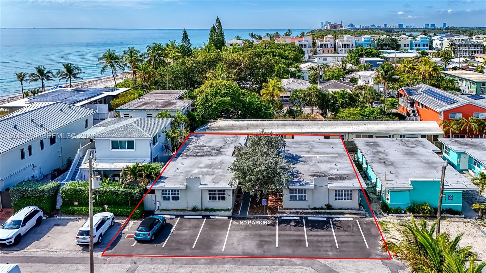 318 Walnut Street Hollywood, FL 33019 - Photo 2 of 15 an aerial view of multiple houses with yard