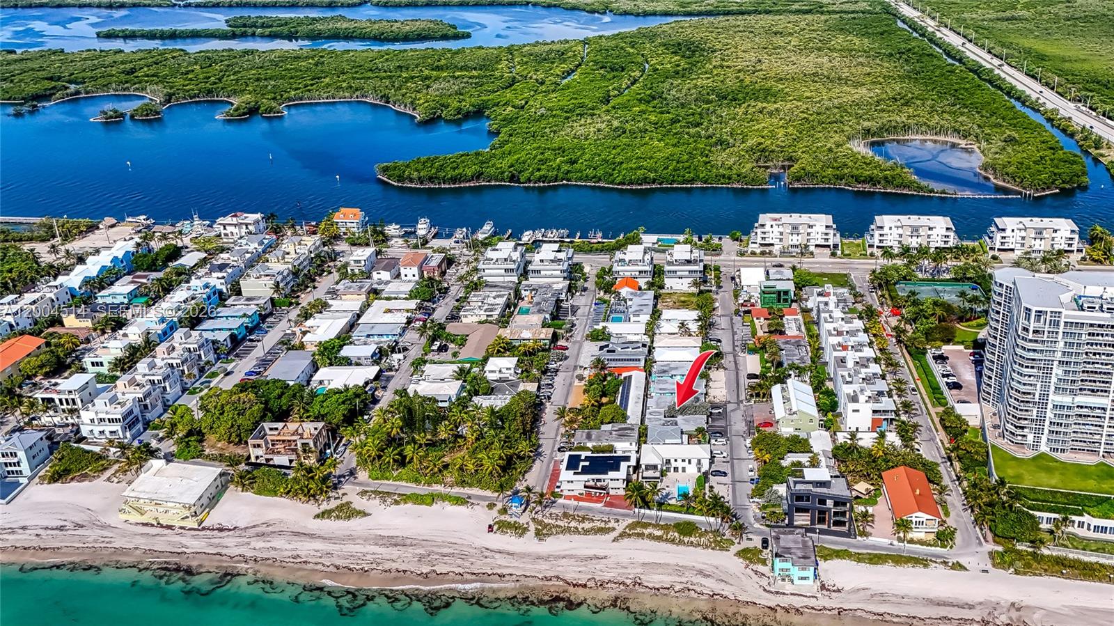 318 Walnut Street Hollywood, FL 33019 - Photo 7 of 15 an aerial view of multiple house