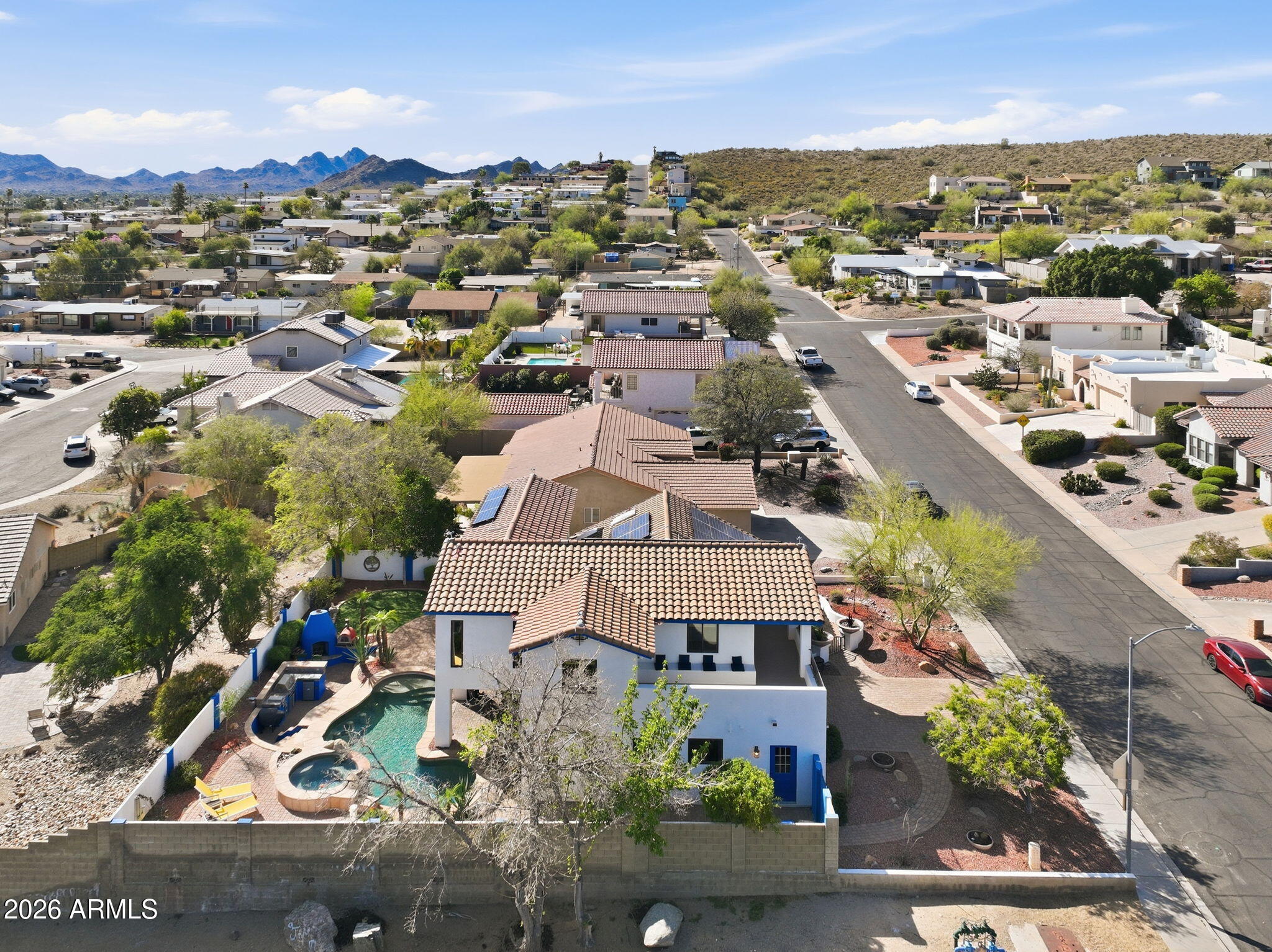 13619 North 18th Street Phoenix, AZ 85022 - Photo 29 of 53 an aerial view of residential houses with outdoor space
