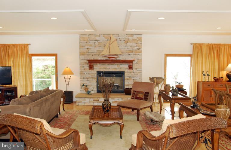 Great room has lots of seating options