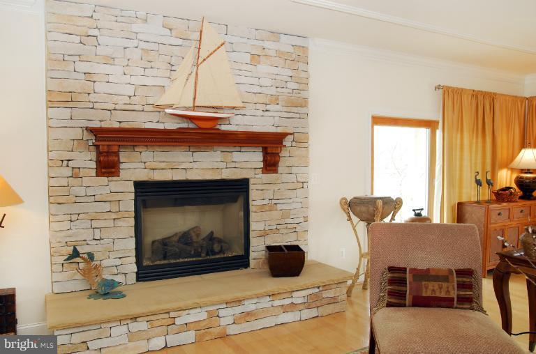 3645 Branhum Road Edgewater, MD 21037 - Photo 9 of 27 Beautiful stone-surround fireplace in great room