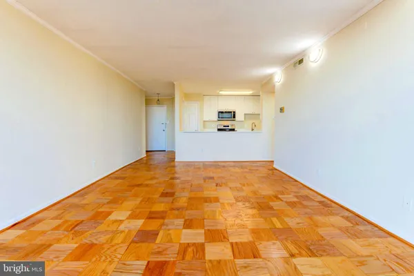 a view of empty room