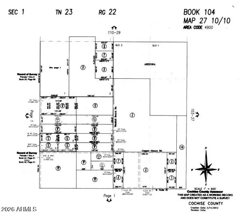 $109,000 | 10427003 South Copper Glance Road, Unit 22, Hereford, AZ 85615