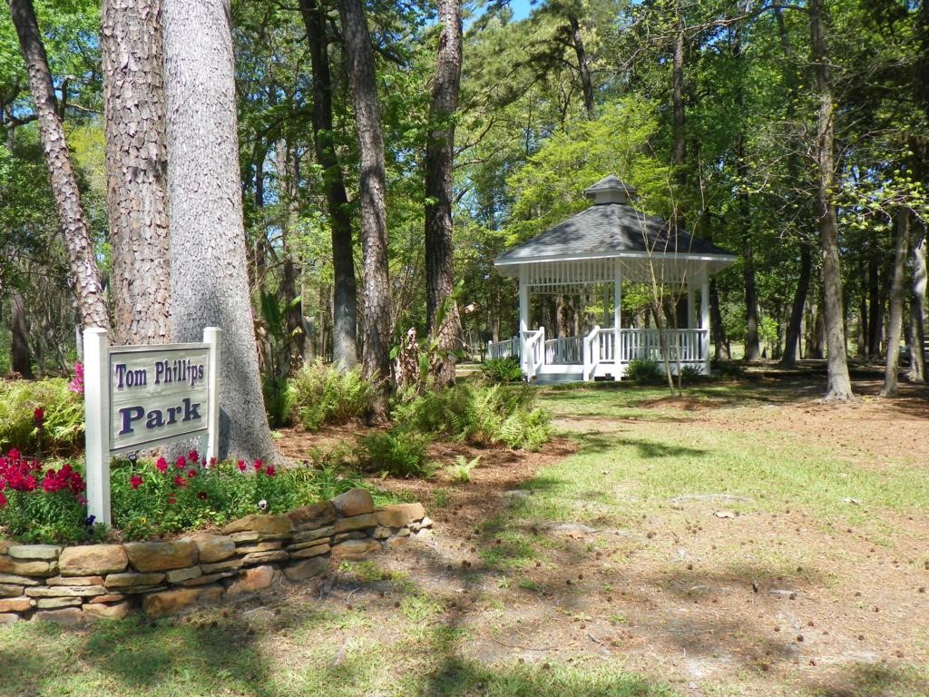 456 Lexington Court Conroe, TX 77302 - Photo 28 of 33 a front view of a house with garden
