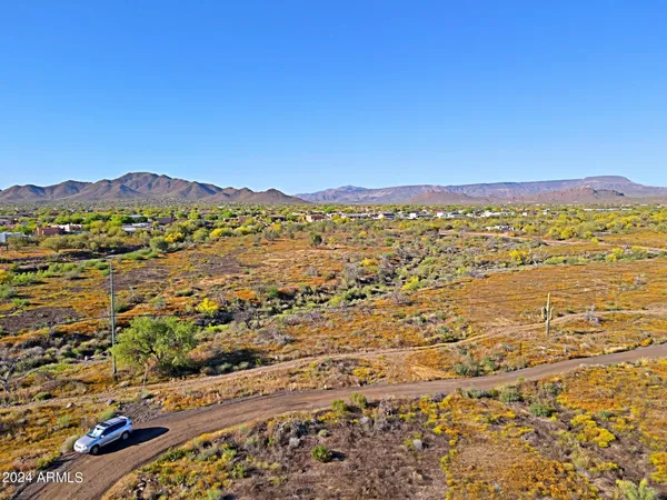 a view of an ocean and city