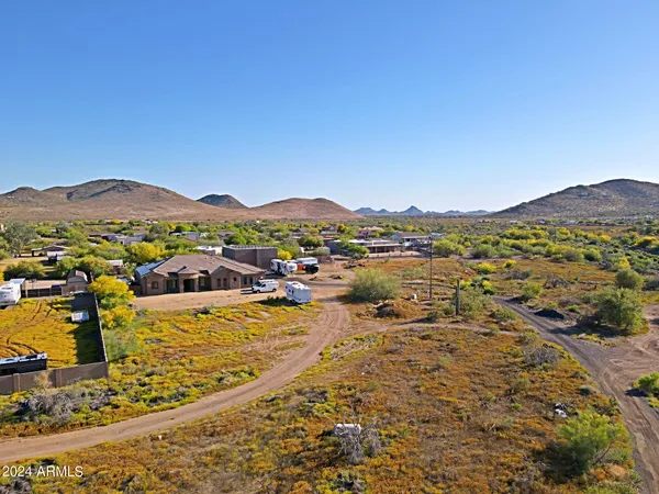 a view of city and mountain