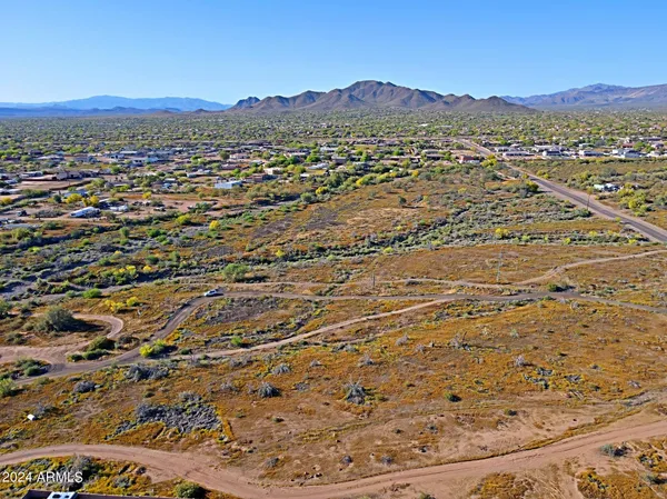 a view of city and mountain