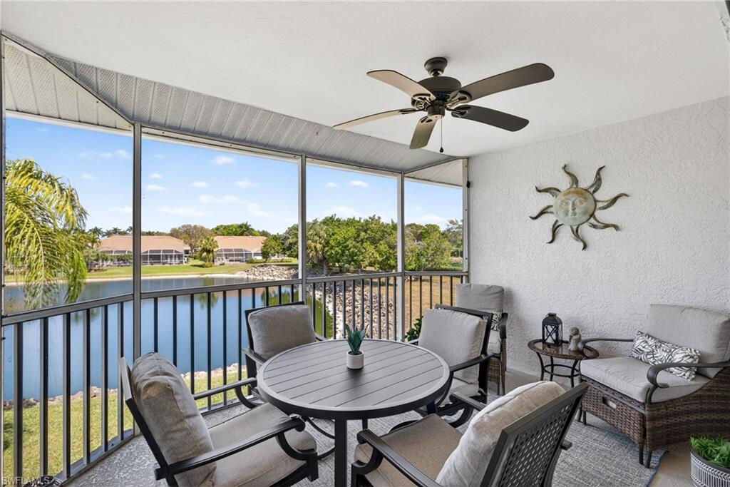 9009 Michael Circle, Unit 4 Naples, FL 34113 - Photo 24 of 34 a view of a dining room with furniture window and outside view