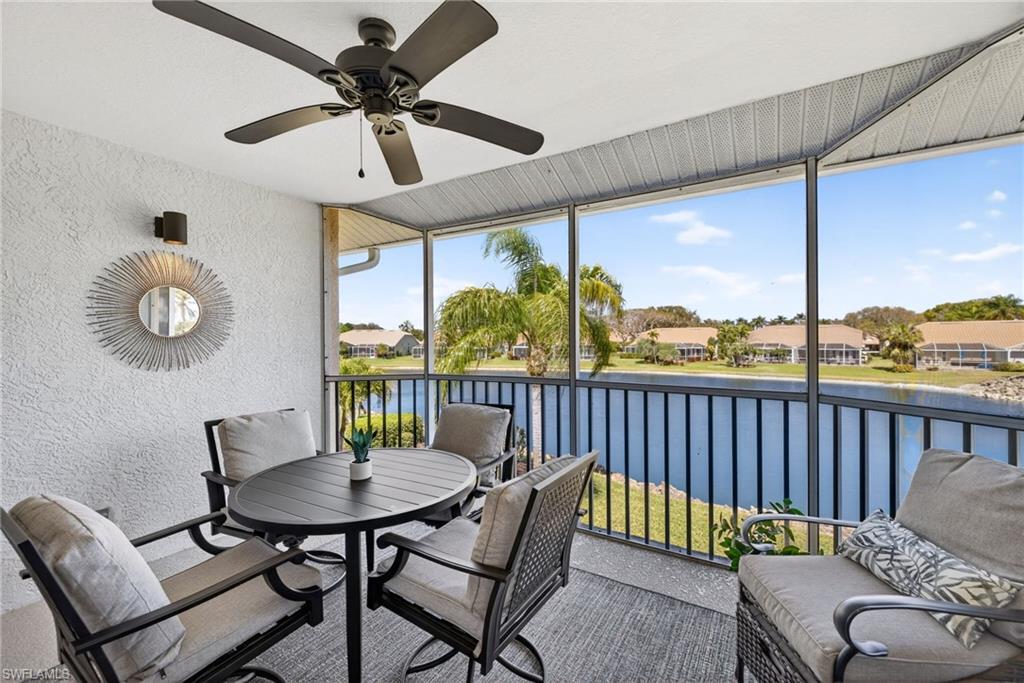 9009 Michael Circle, Unit 4 Naples, FL 34113 - Photo 25 of 34 a view of a dining room with furniture window and outside view