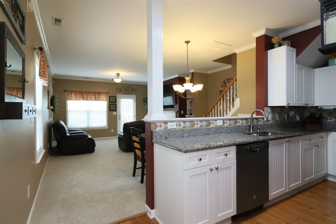 2101 Metacomet Way Raleigh, NC 27604 - Photo 7 of 29 view of kitchen and family room