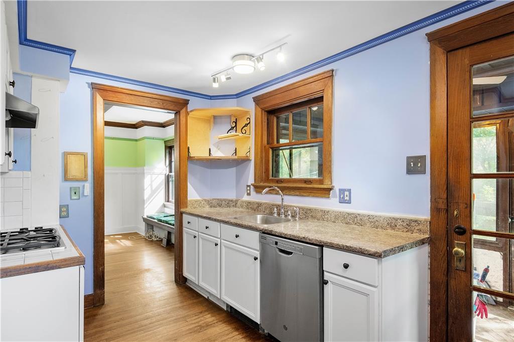 212 Navajo Road Pittsburgh, PA 15241 - Photo 20 of 32 a bathroom with a granite countertop sink and a mirror