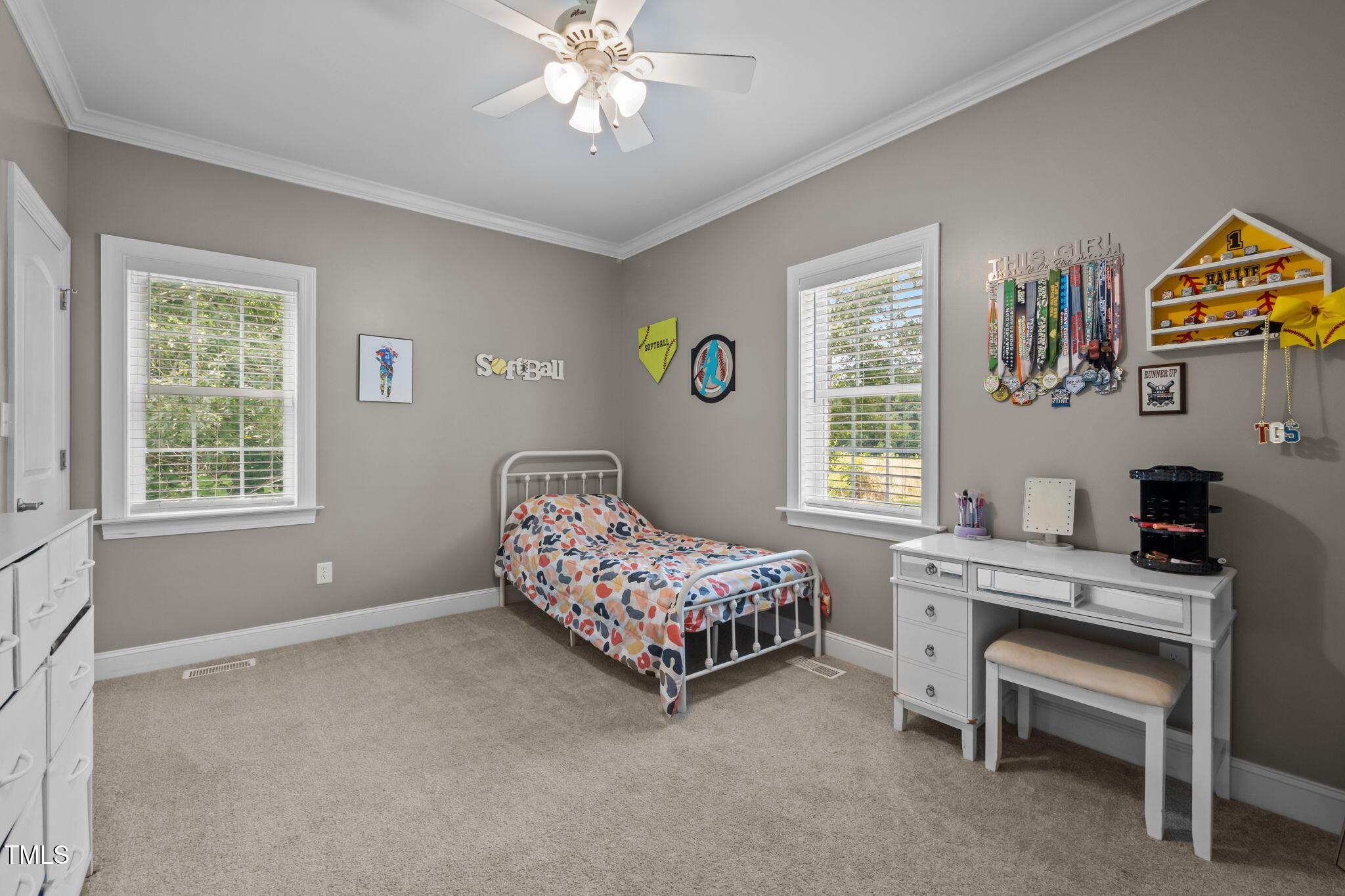 1282 John Allen Road Roxboro, NC 27574 - Photo 18 of 24 a bedroom with a bed and a window