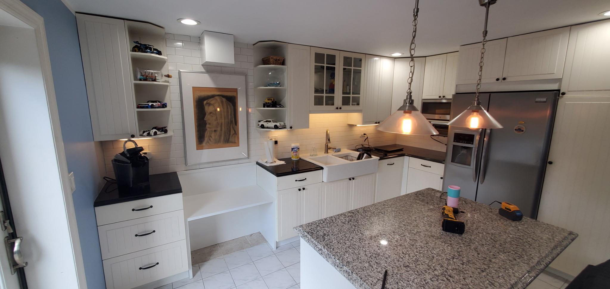 19 Marietta Road Glen Cove, NY 11542 - Photo 46 of 46 a kitchen with stainless steel appliances granite countertop a sink refrigerator and cabinets