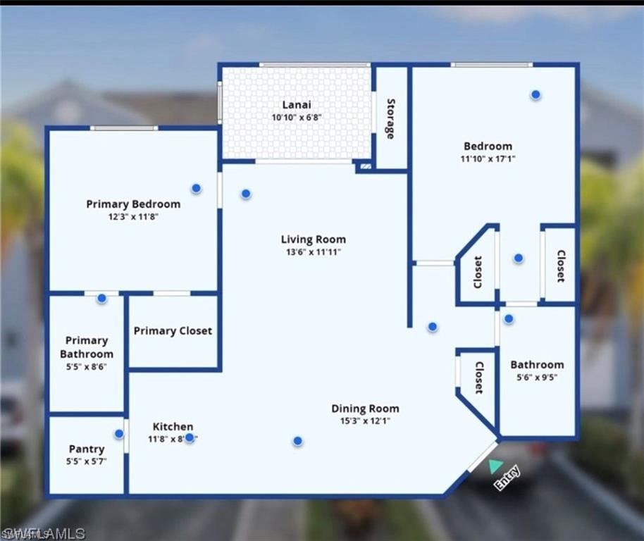13571 Eagle Ridge Drive, Unit 1325 Fort Myers, FL 33912 - Photo 17 of 17 View of home floor plan