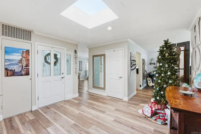 workspace with wooden floor and furniture