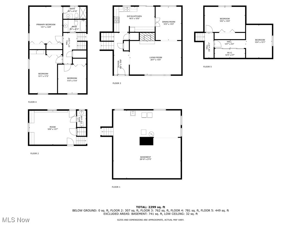 26907 Lake Road Bay Village, OH 44140 - Photo 29 of 33 Floor Plan tri-level home with an unfinished basement