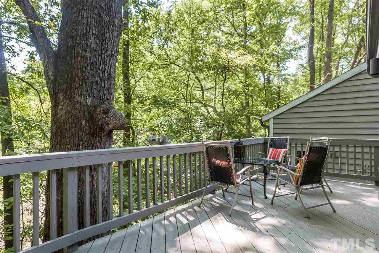 2908 Debra Drive Raleigh, NC 27607 - Photo 22 of 22 a view of a two chairs in the balcony