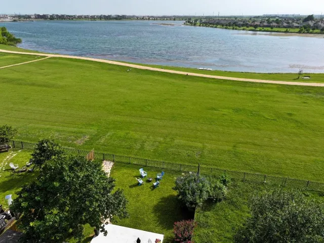 a view of an ocean and beach