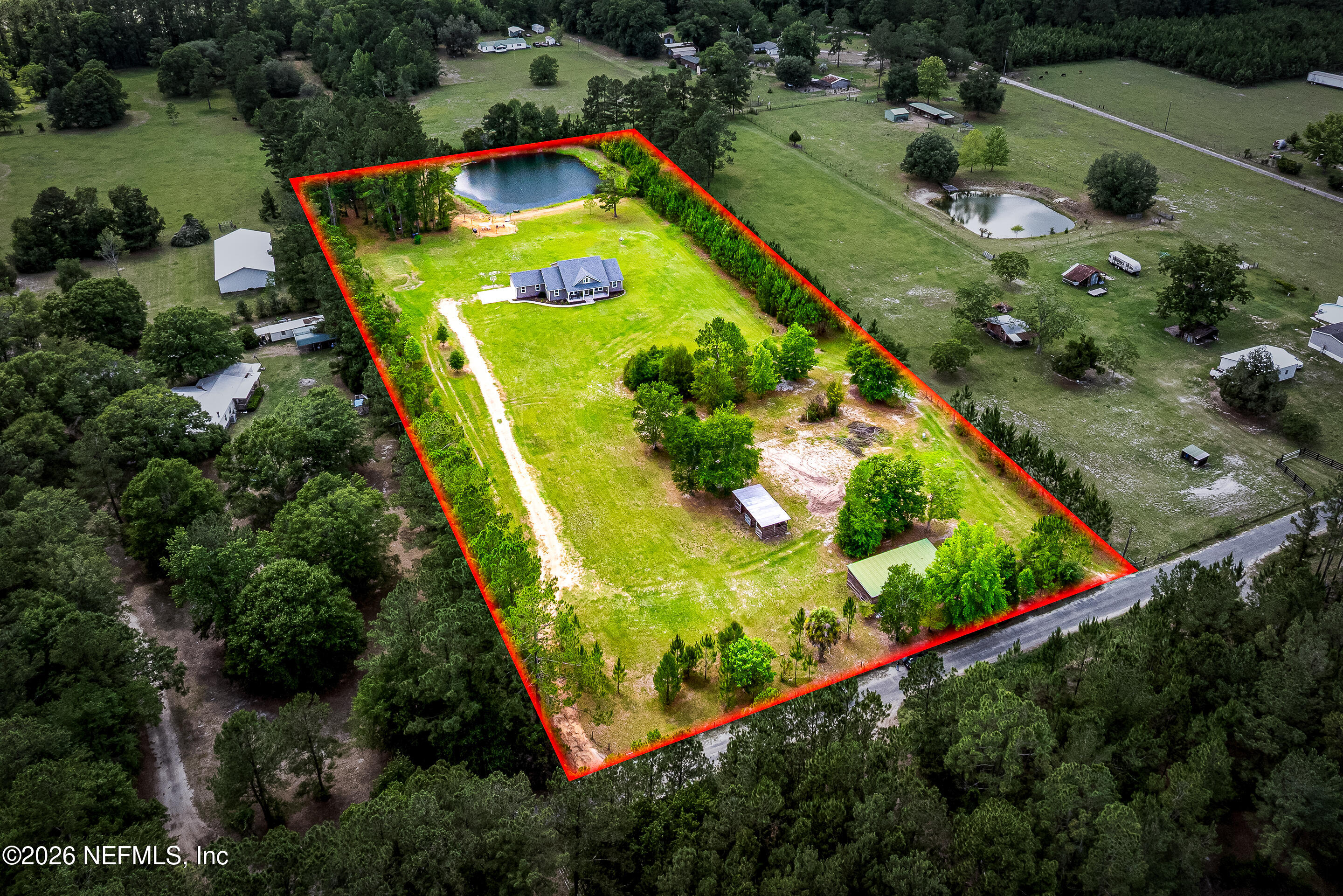 26575 Sheared Stokes Road Hilliard, FL 32046 - Photo 33 of 39 an aerial view of a