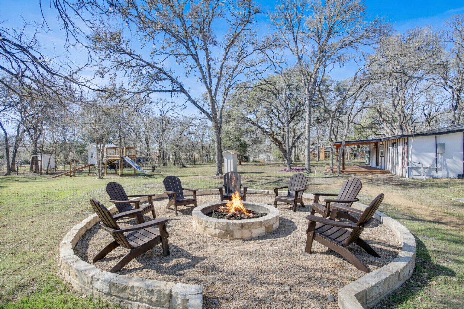 8904 Chisholm Lane Austin, TX 78748 - Photo 33 of 40 View of patio featuring a playground