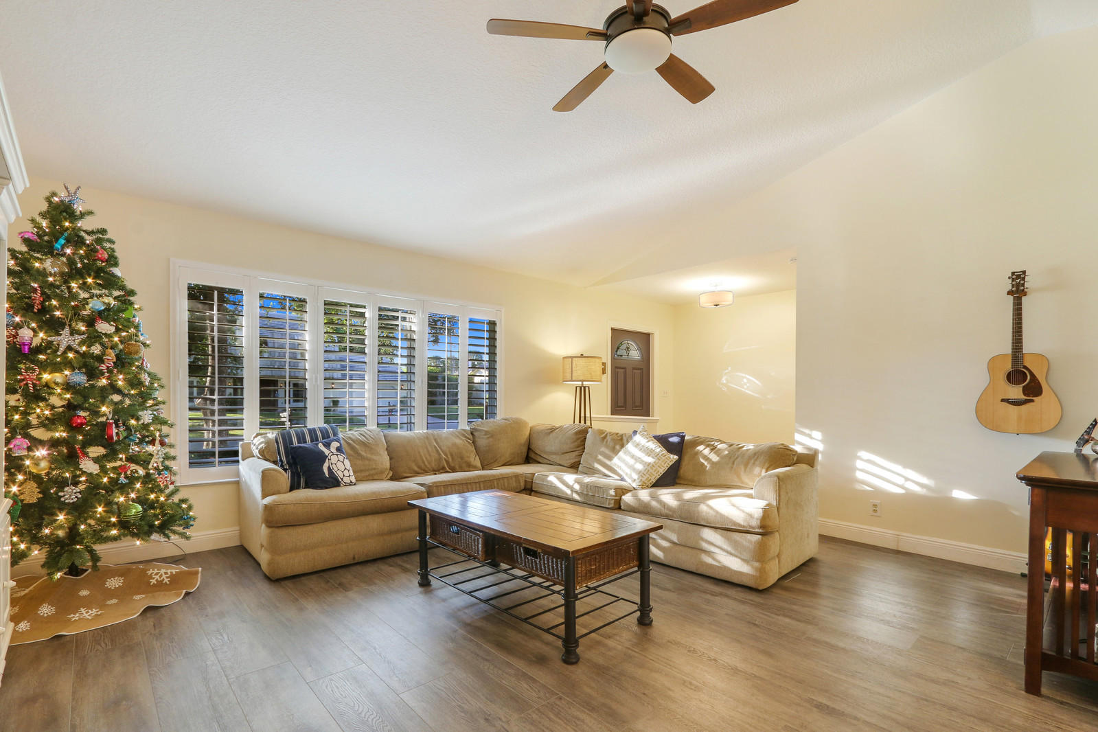 2410 Northwest 32nd Street Boca Raton, FL 33431 - Photo 8 of 29 Living Room and Plantation Shutters
