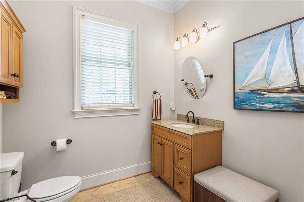 8404 Linville Oaks Drive Oak Ridge, NC 27310 - Photo 47 of 47 Half bath inside pool house