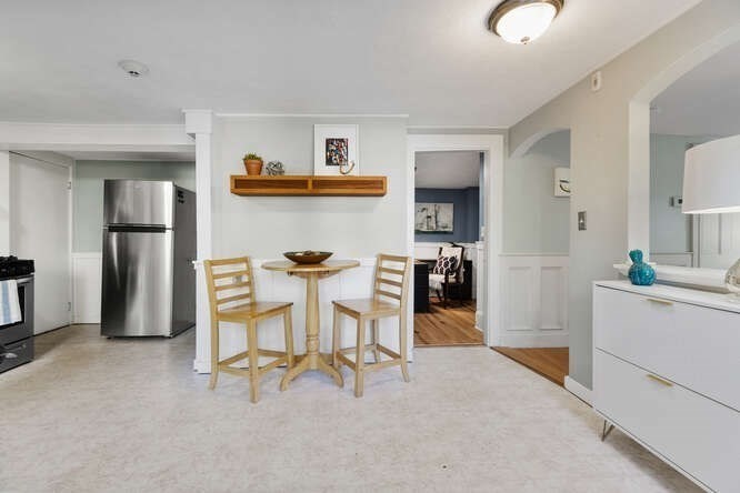 44 Cherry Street, Unit 2 Swampscott, MA 01907 - Photo 11 of 36 a view of kitchen with furniture and a refrigerator