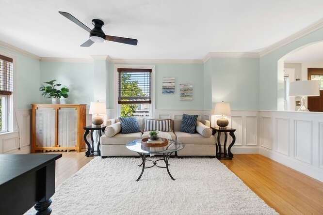 44 Cherry Street, Unit 2 Swampscott, MA 01907 - Photo 3 of 36 a living room with furniture and a window
