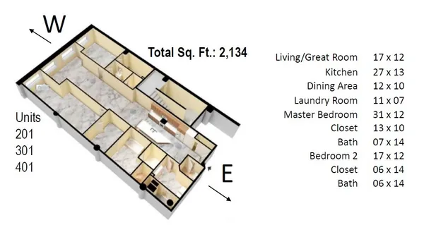 $4,280 | 226 North Water Street, Unit 401, Milwaukee, WI 53202