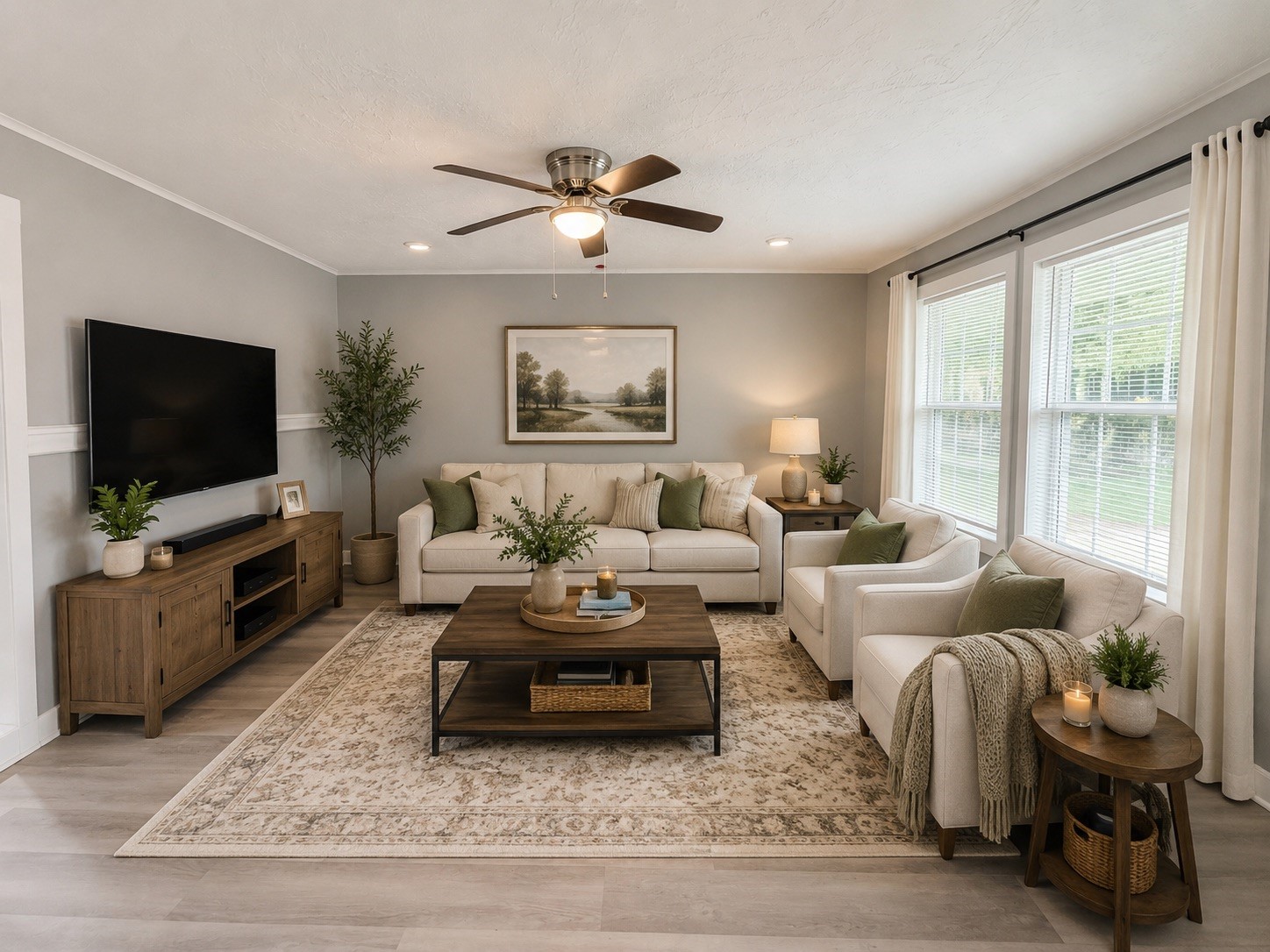 1903 Little Street La Marque, TX 77568 - Photo 3 of 18 a living room with furniture and a flat screen tv