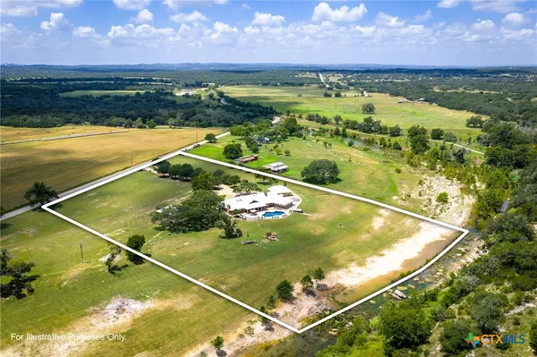 a view of a swimming pool and an outdoor seating
