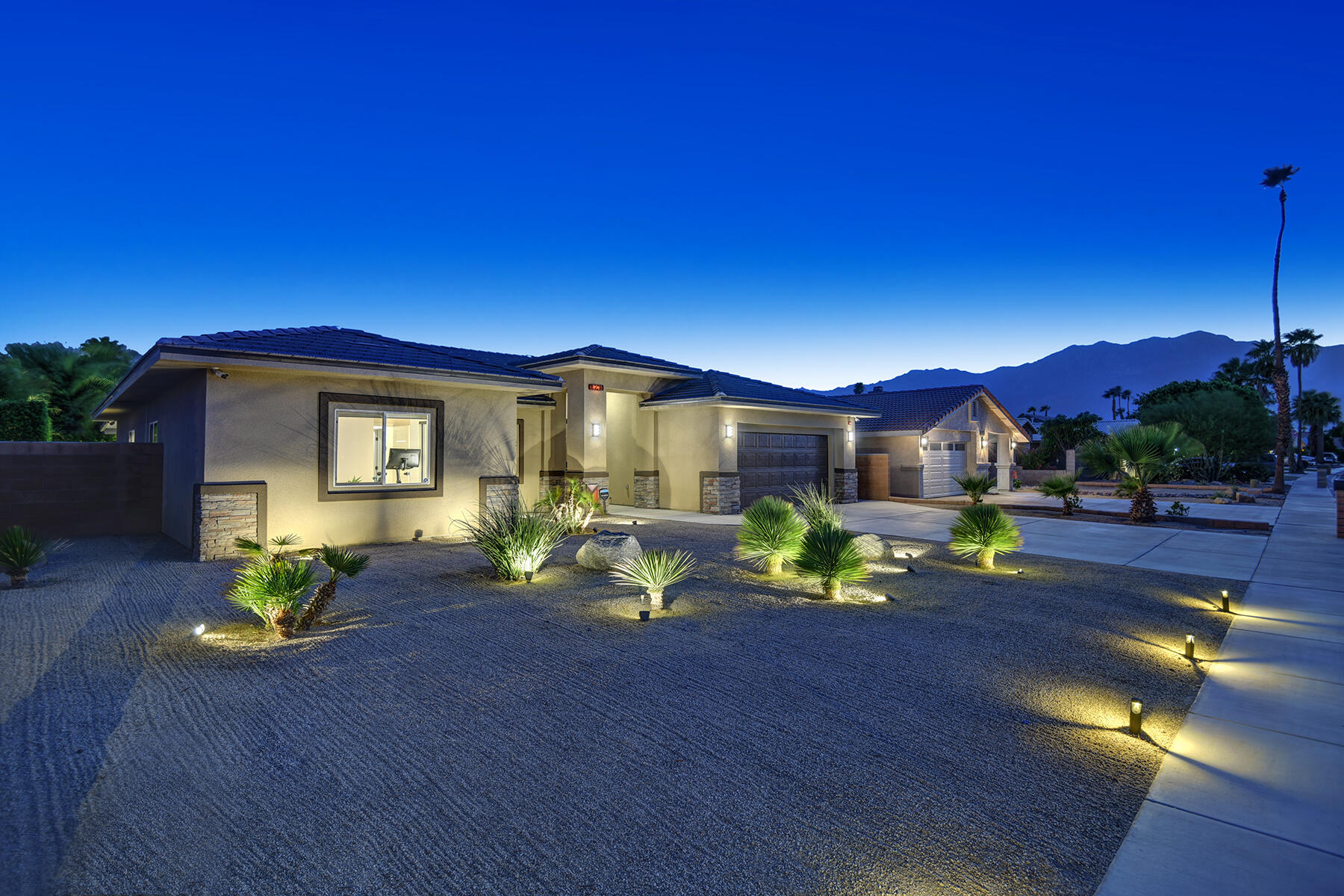68965 Hermosillo Road Cathedral City, CA 92234 - Photo 32 of 40 a view of a house with a patio