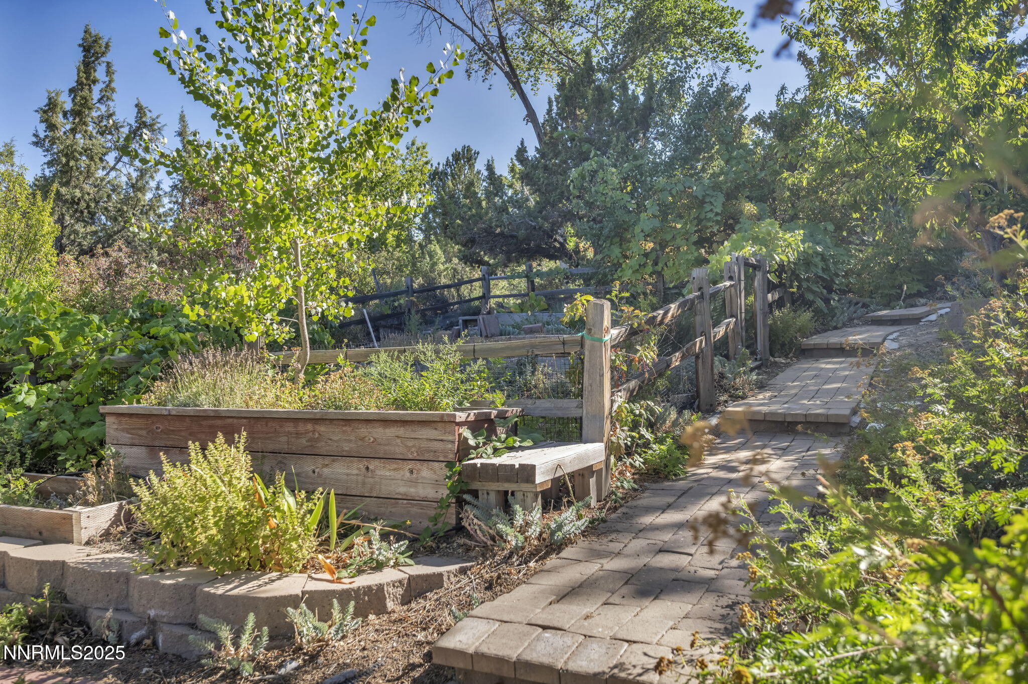 4283 Water Hole Road Reno, NV 89519 - Photo 54 of 62 a view of a bench in a backyard