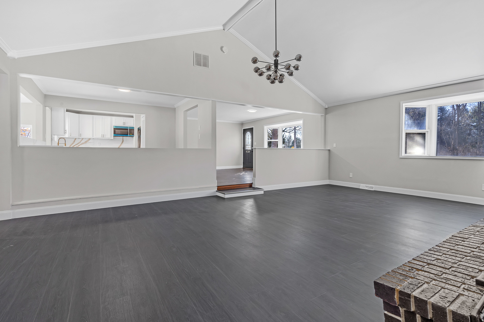 160 Marley Road New Lenox, IL 60451 - Photo 6 of 23 a view of an empty room with wooden floor and a window