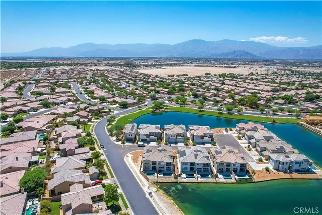 a view of a city with tall buildings