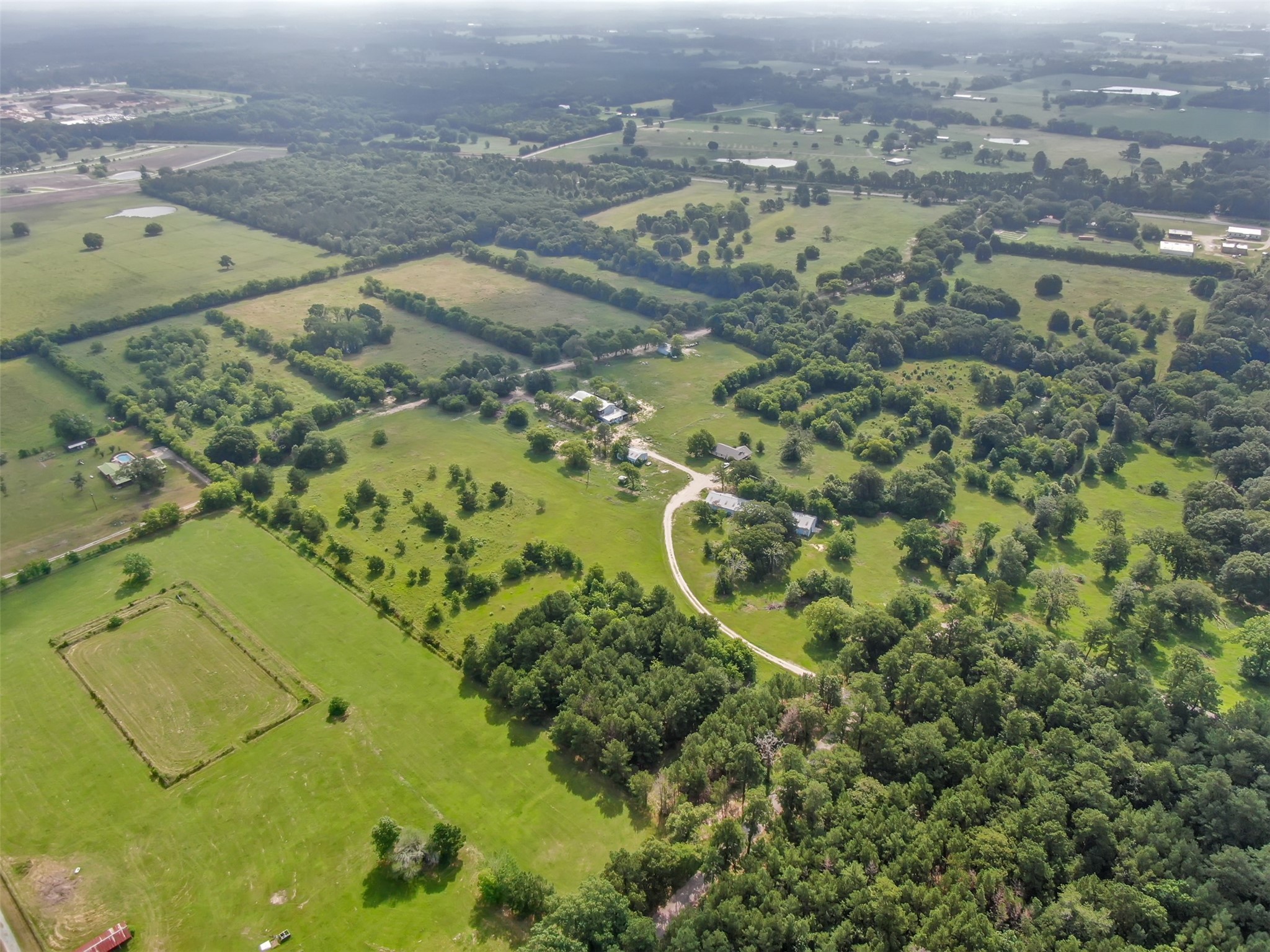 880 Tafelski Road New Waverly, TX 77358 - Photo 25 of 29 an aerial view of a house with a yard