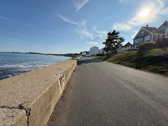 a view of an ocean and beach
