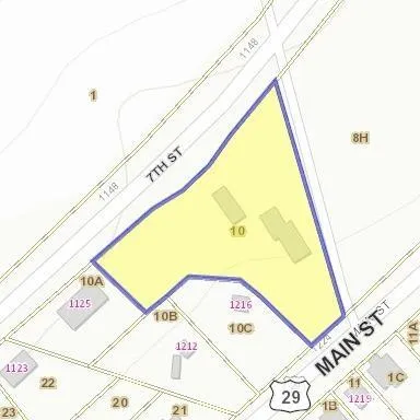 a view of a city street