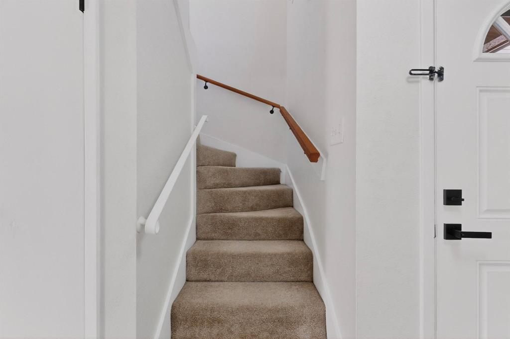 2018 Warnford Place Arlington, TX 76015 - Photo 11 of 34 a view of staircase with white walls