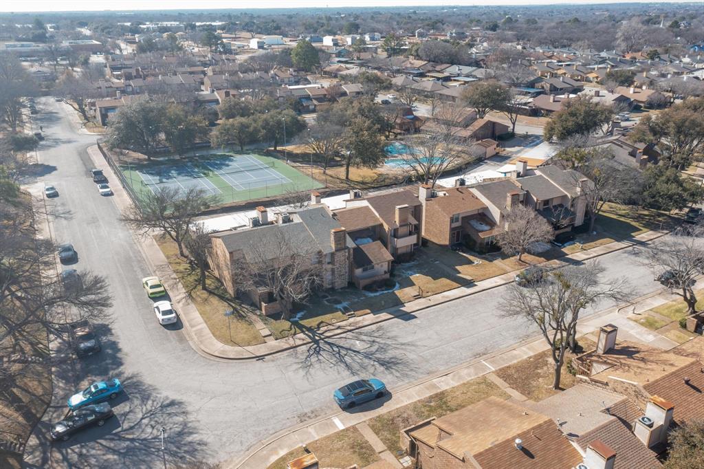 2018 Warnford Place Arlington, TX 76015 - Photo 29 of 34 an aerial view of residential houses with outdoor space