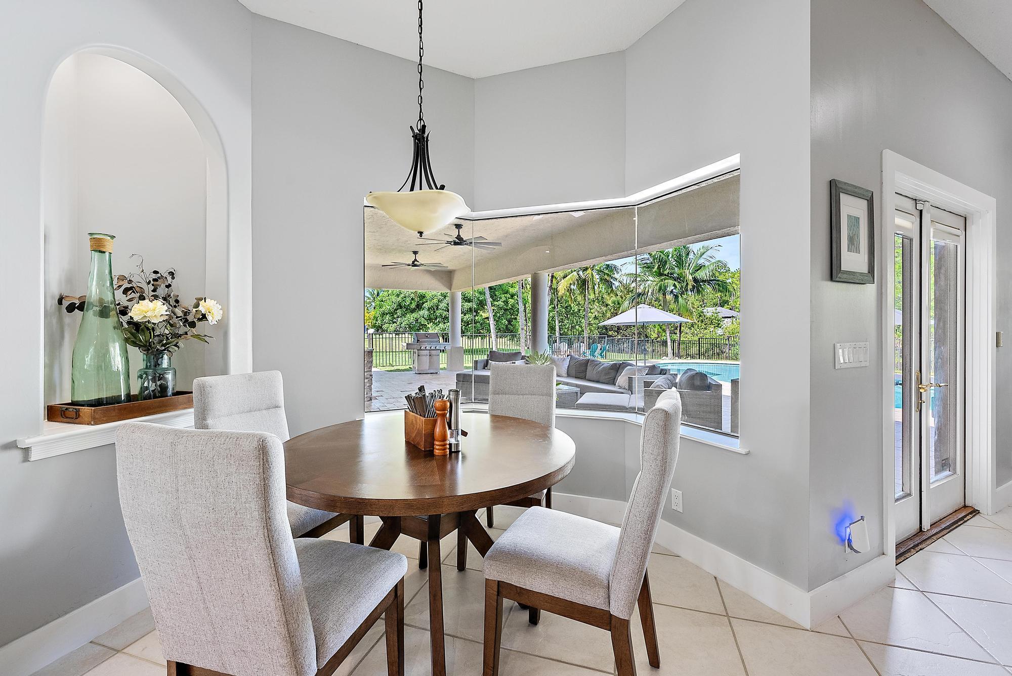 15847 86th Road North Loxahatchee, FL 33470 - Photo 9 of 45 a view of a dining room with furniture window and outside view