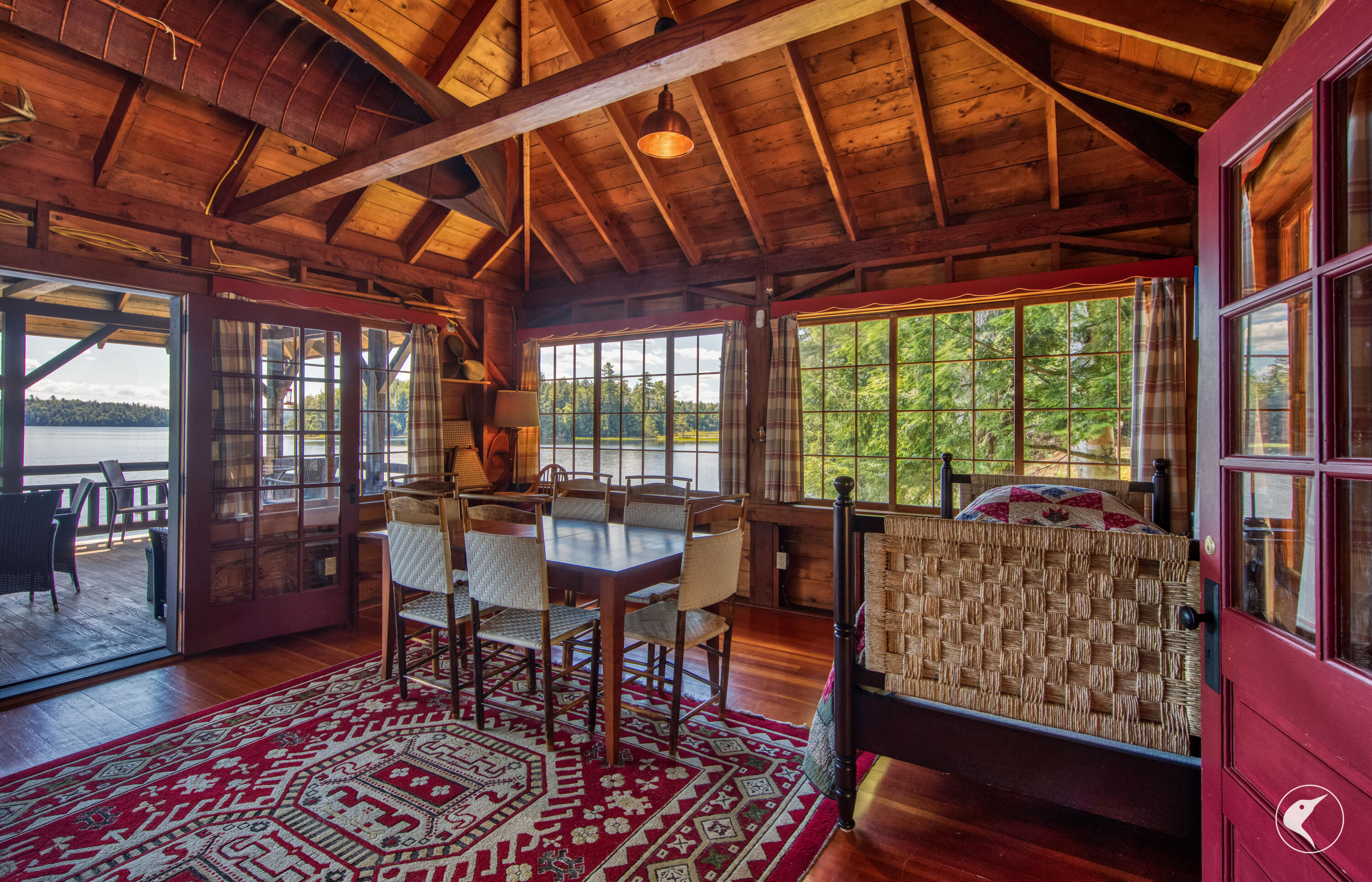 40 County Rte 46 Tupper Lake, NY 12986 - Photo 18 of 91 Interior Boathouse with Bed